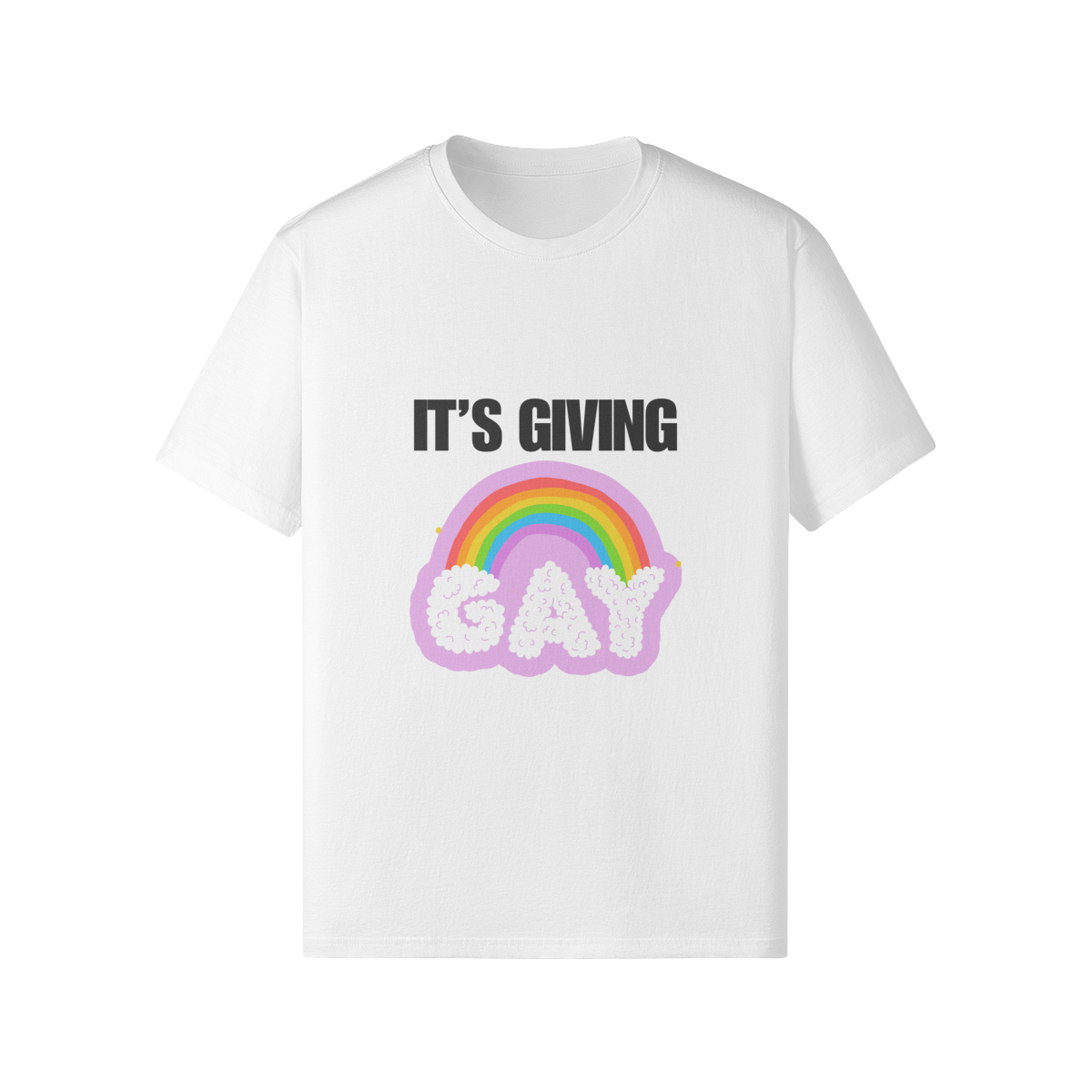 It's Giving Gay T-Shirt (White)